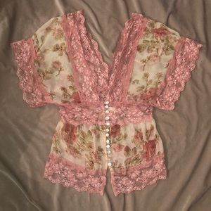 Floral Lace Blouse